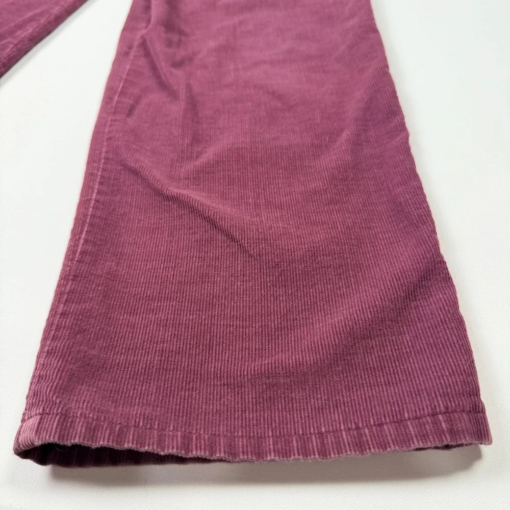 Levis Corduroy Pants 1980's Womens‎ Medium Purple Vintage Elastic Waist Straight